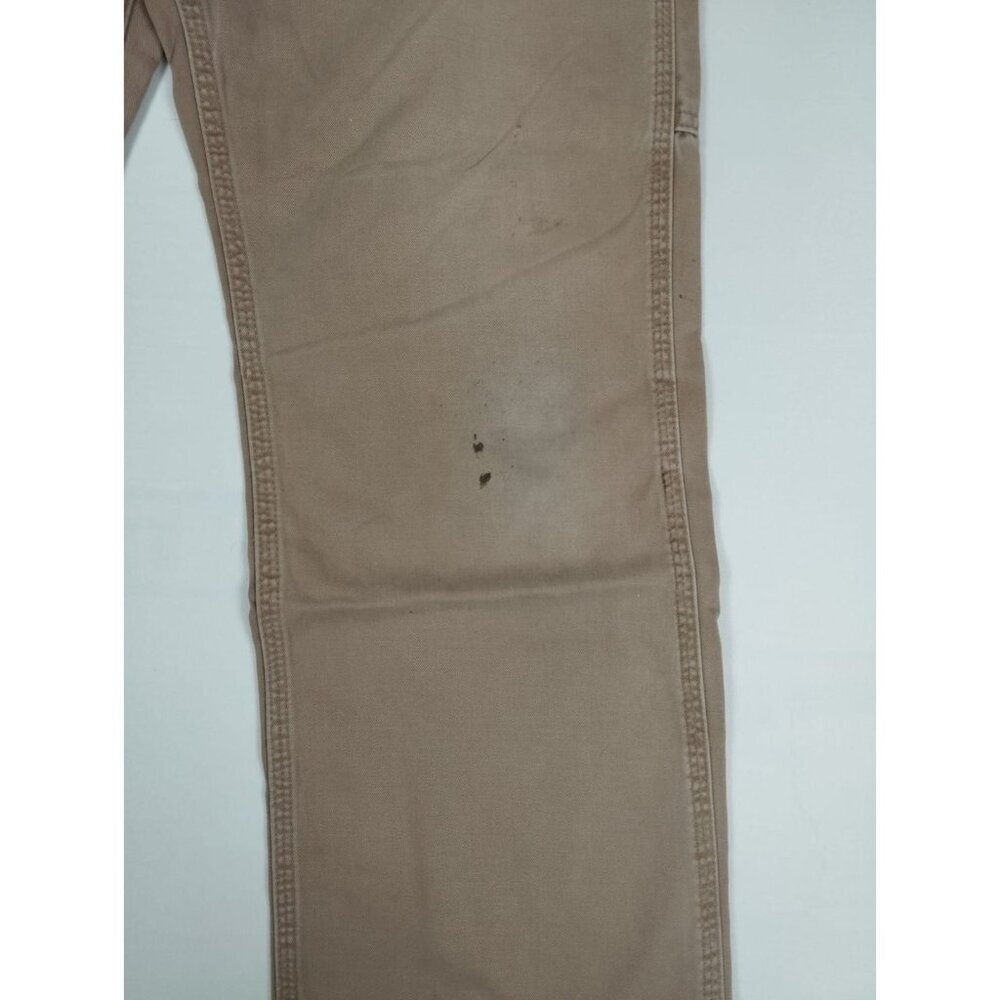 Carhartt Men 32x28 Beige Canvas B324 DKH Relaxed Fit Work Pants Utility Retro - Picture 7 of 7